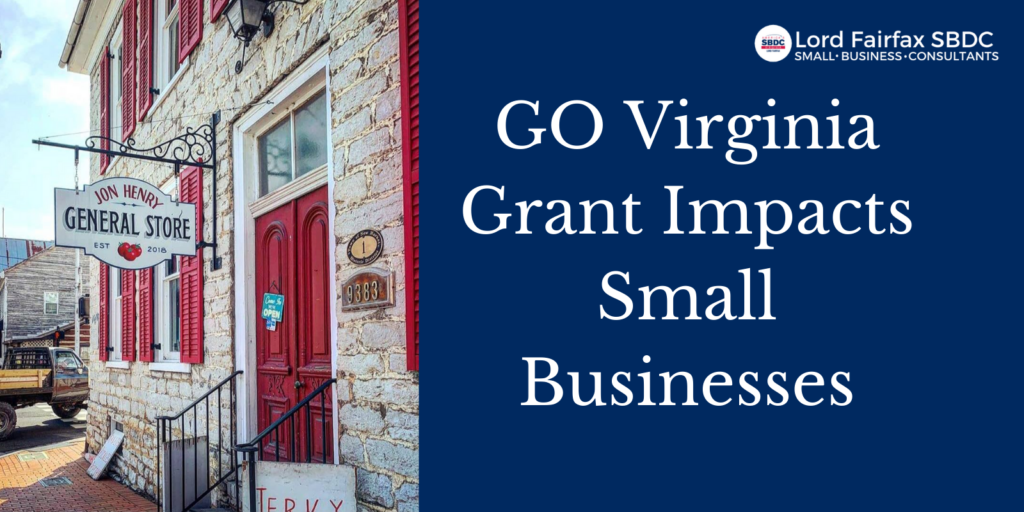GO Virginia Grant - Small Business Consultants Winchester VA